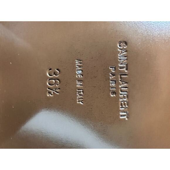 Saint Laurent brown Ankle Cowboy Boot Womens size EU 36.5 (US 6) - Picture 8 of 14